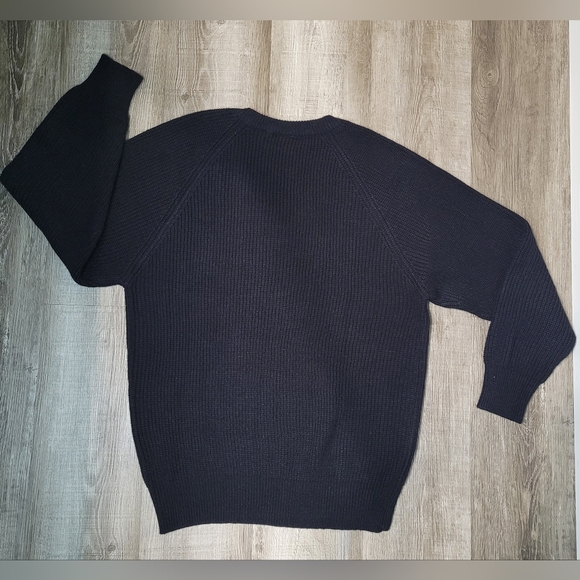 Diane Von Furstenberg Black V-neck Vintage Sweater - Picture 2 of 11